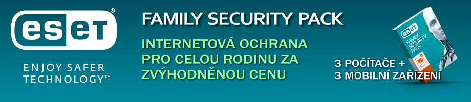 ESET Family Security Pack - zvhodnn balek licenc pro celou rodinu